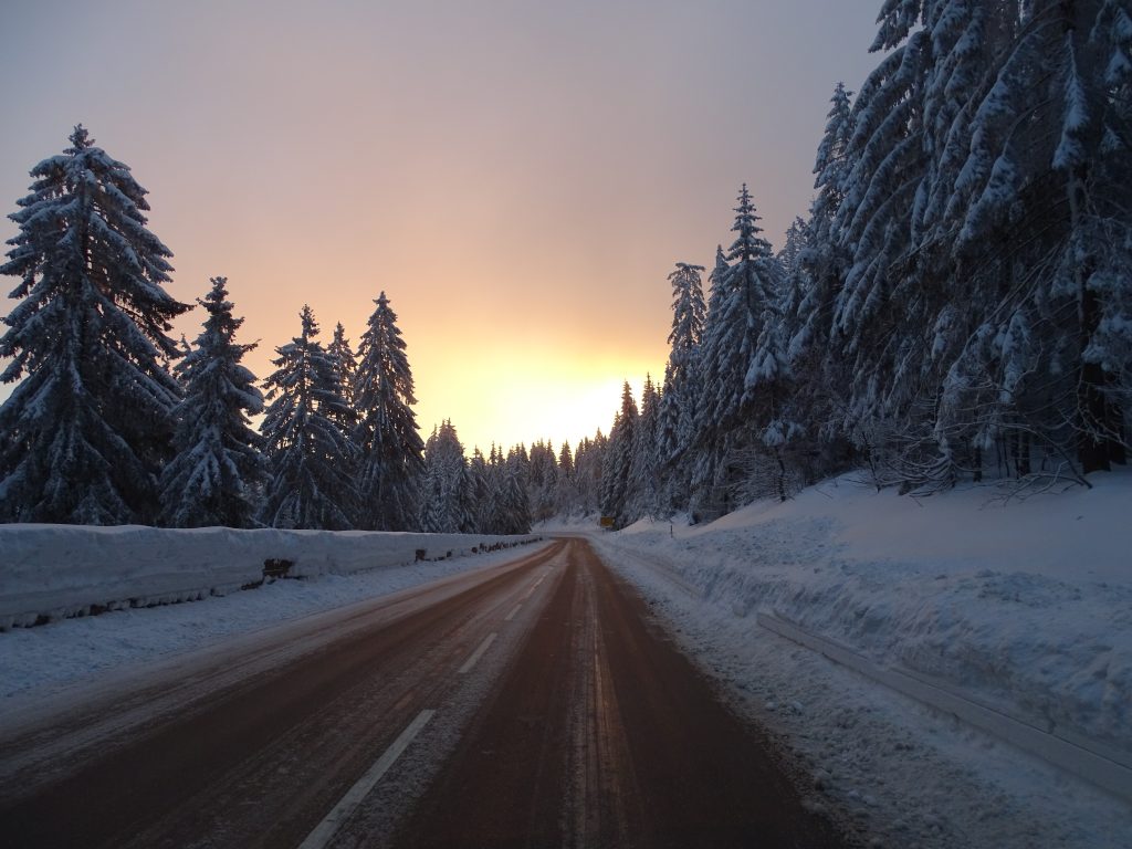 Winter an der Schwarzwaldhochstraße 

