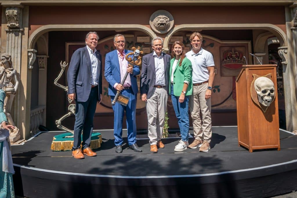 Charles Botta, Roland Mack, Jürgen Mack, Ann-Kathrin Mack und Thomas Mack