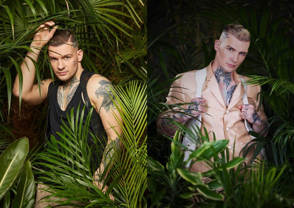 Eric Stehfest, der 2022 im Dschungelcamp zu sehen war, hat eine der auffälligsten Verwandlungen vollzogen. Blonde Haare und ein blauer Pfeil am Hinterkopf machen den Schauspieler zum echten Hingucker. Sein neuer Künstlername "Avatar" unterstreicht den Imagewechsel. Mit seiner Erfahrung im südafrikanischen Camp könnte er einen Vorteil haben.