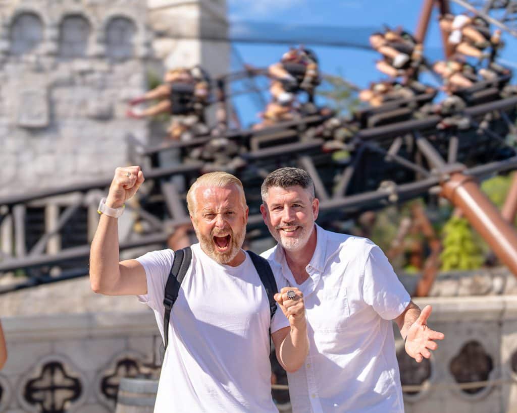 Ross Antony und Paul Reeves vor "Voltron Nevera powered by Rimac"