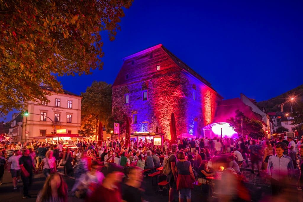 Sommer am Fluss 2022, Party bei der Heuscheuer/Zeughaus