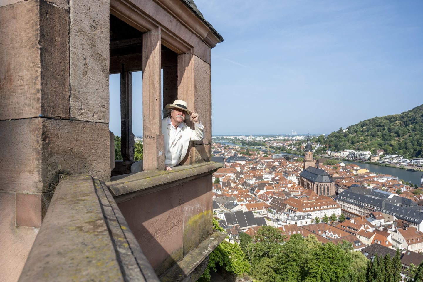 Mit Romantikfaktor: Blick vom Heidelberger Schloss auf die Altstadt

