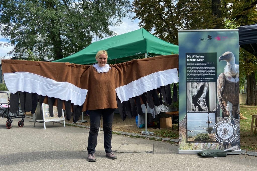 Das Team der Wilhelmaschule informiert über die bedrohten Aasfresser.