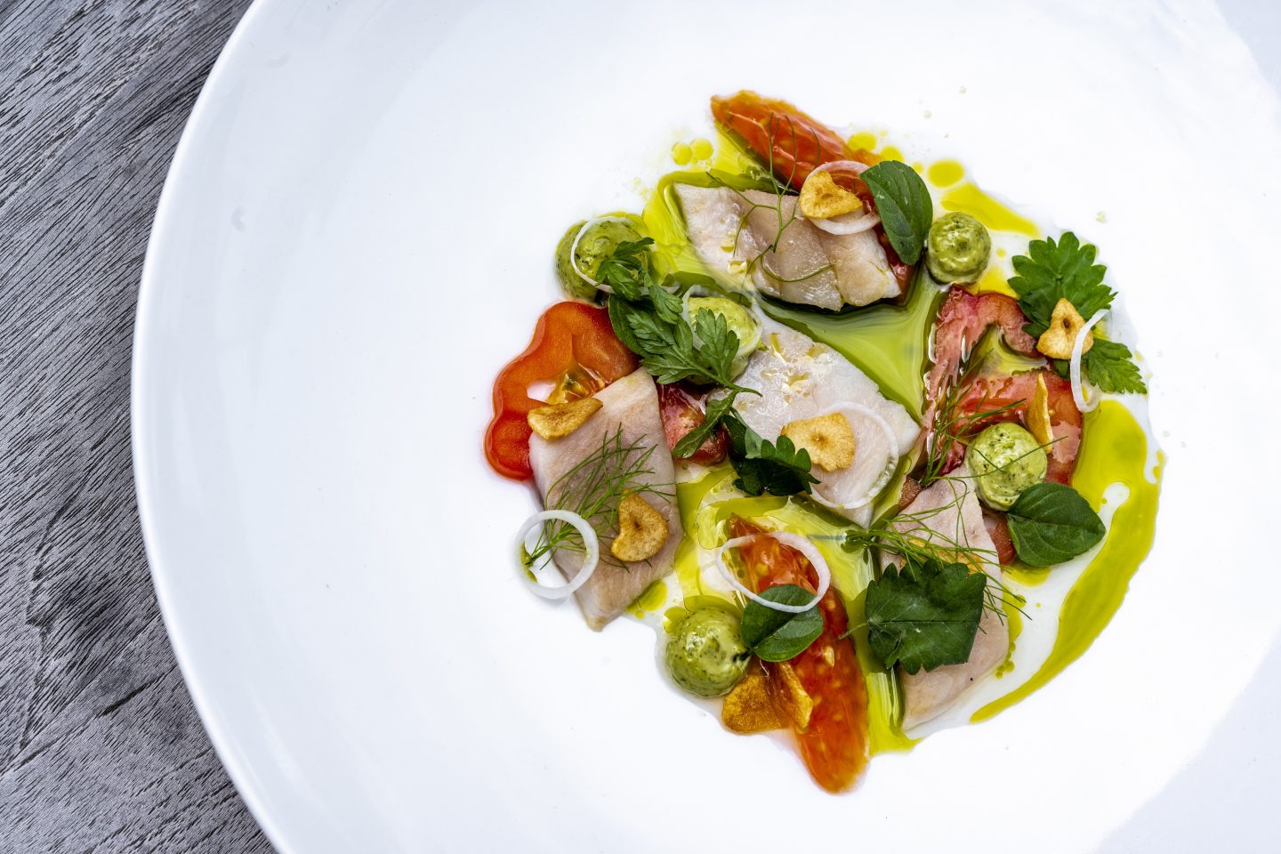 Ein Gericht des Restaurants "Die Speiserei im Maier" in Friedrichshafen