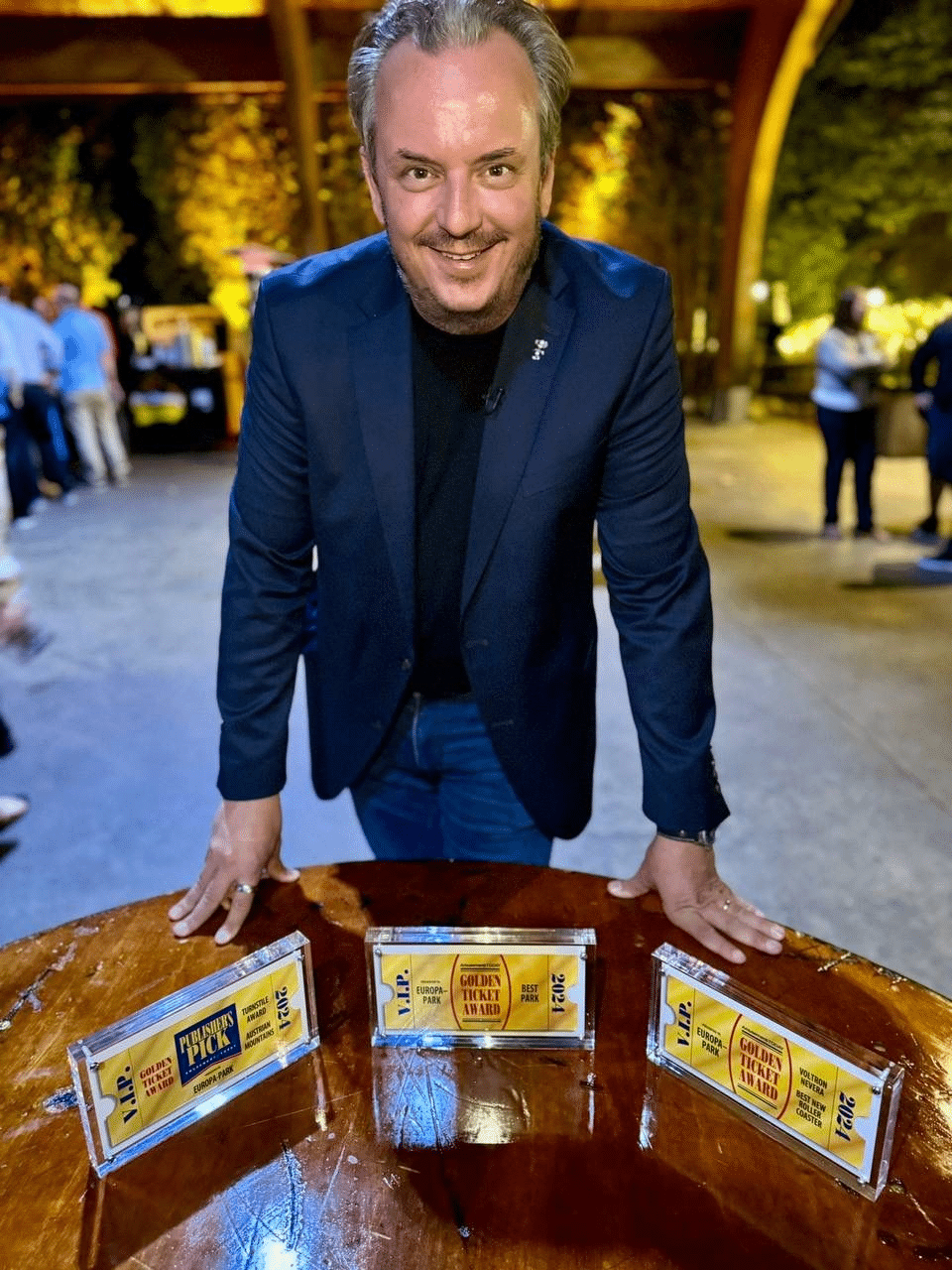Michael Mack und der Europa-Park wurden bei den „Golden Ticket Awards“ mit drei Auszeichnungen geehrt.