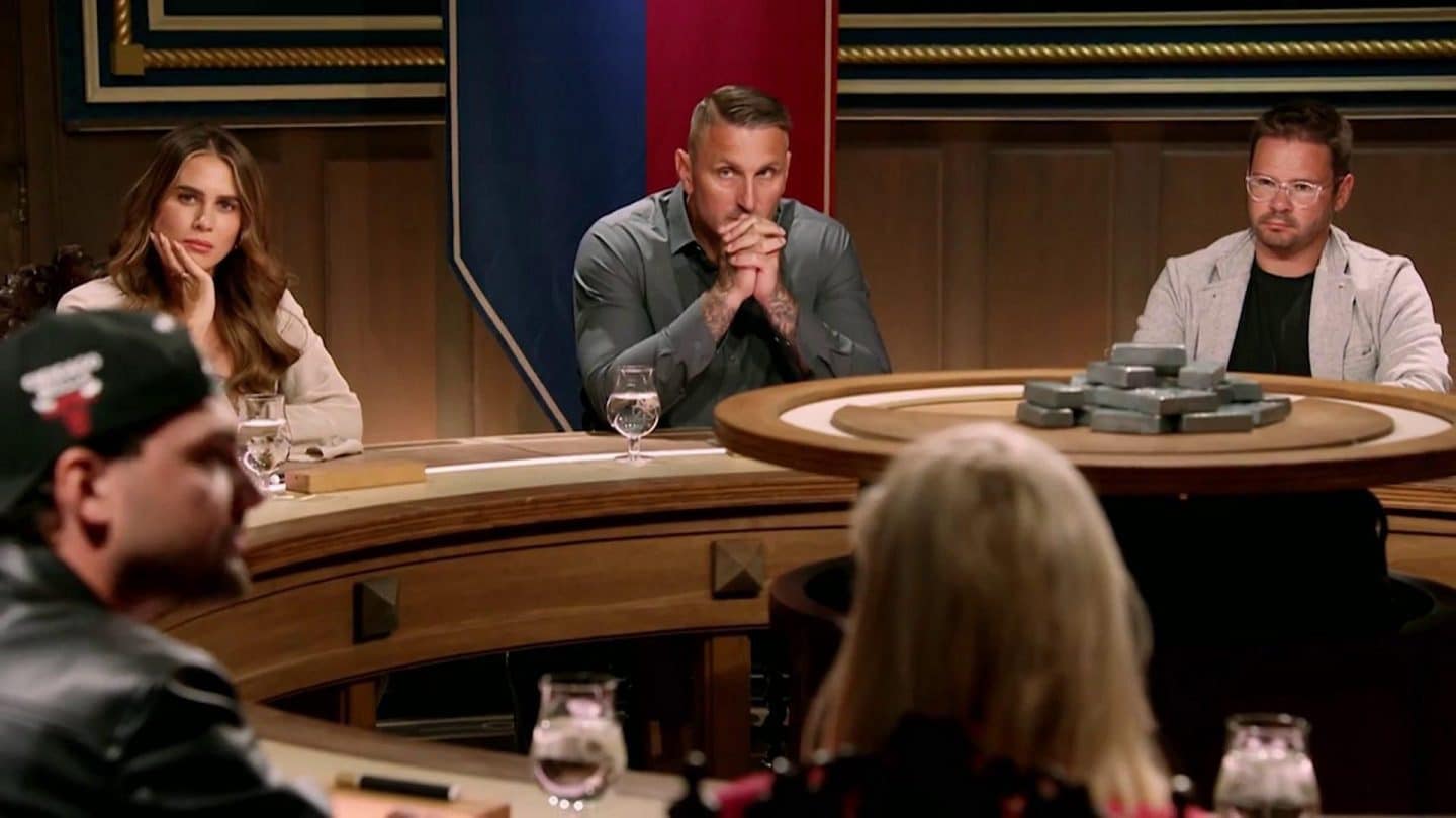 (v.l.) Jimi Blue Ochsenknecht, Jessica Haller, Kevin Kuske, Thomas Drechsel am 'Runden Tisch'