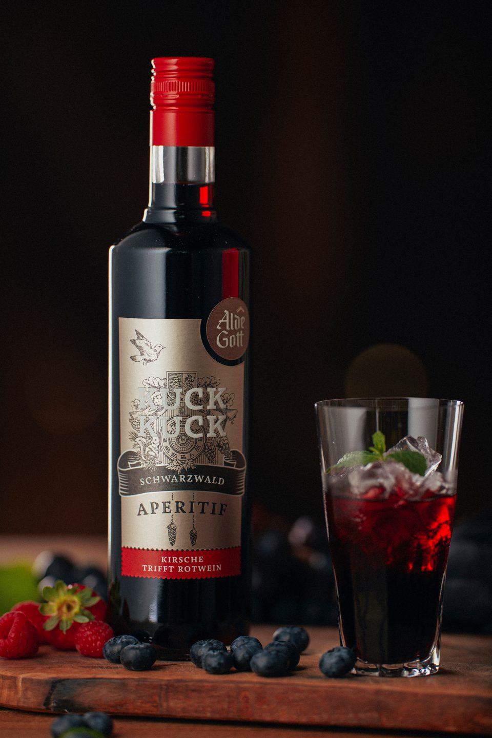 „KUCK KUCK“ nennt sich der Aperitif der Alde Gott Winzer Schwarzwald eG in Sasbachwalden.
