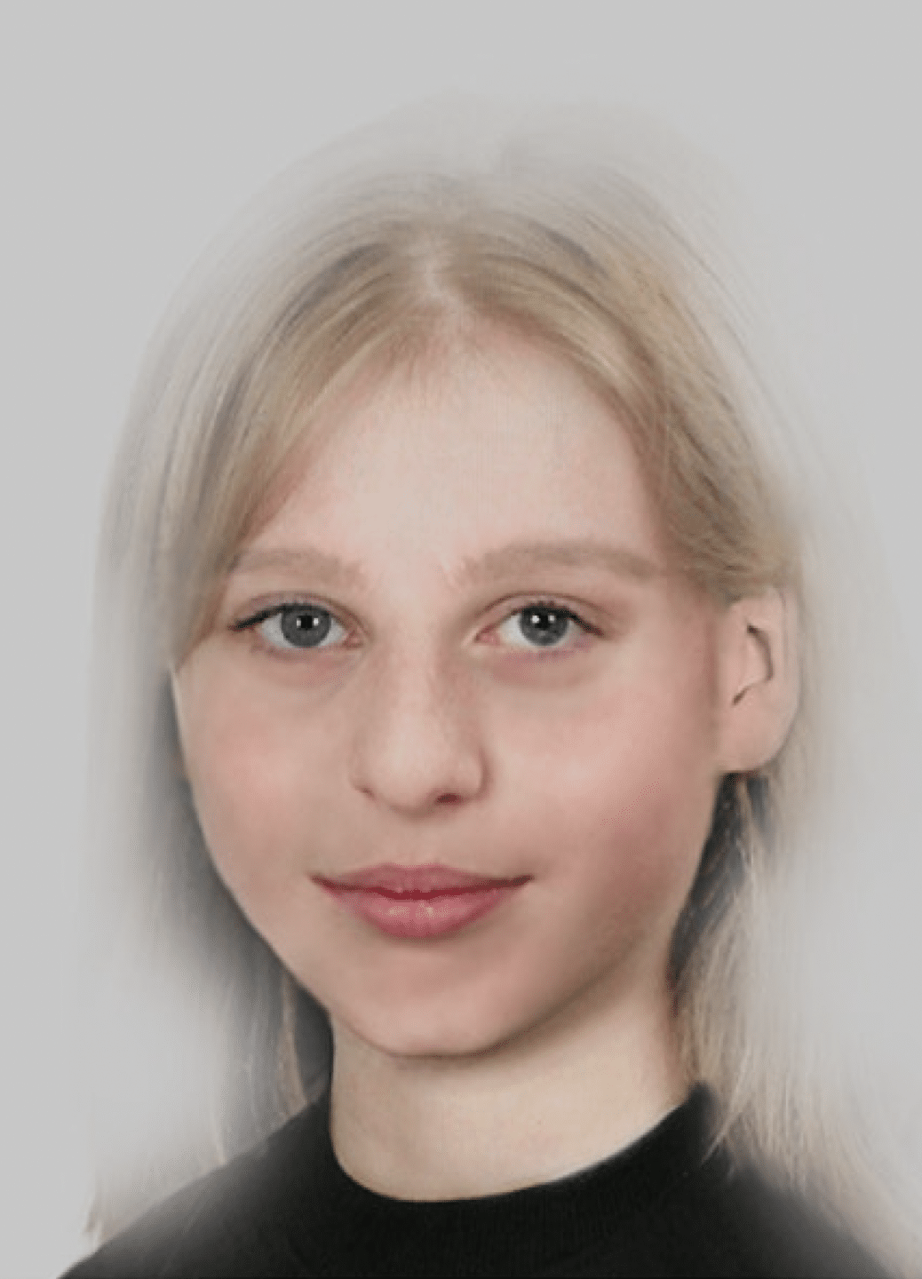 Inga, wie sie mit 15 Jahren aussehen könnte. 
