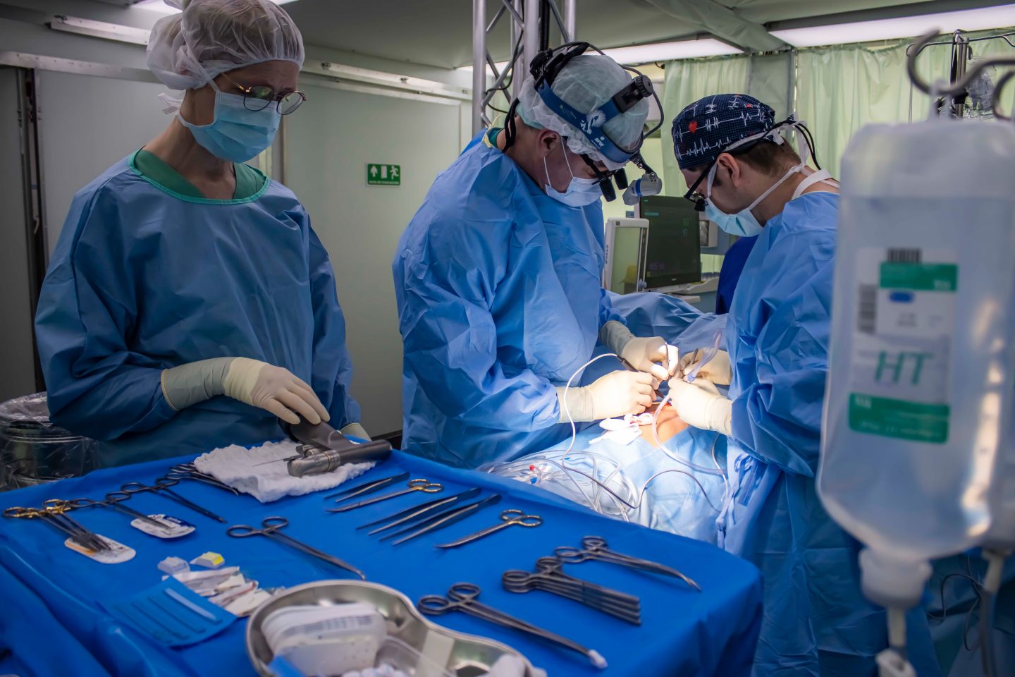 Kinderherzoperation in der mobilen Klinik in El Salvador
