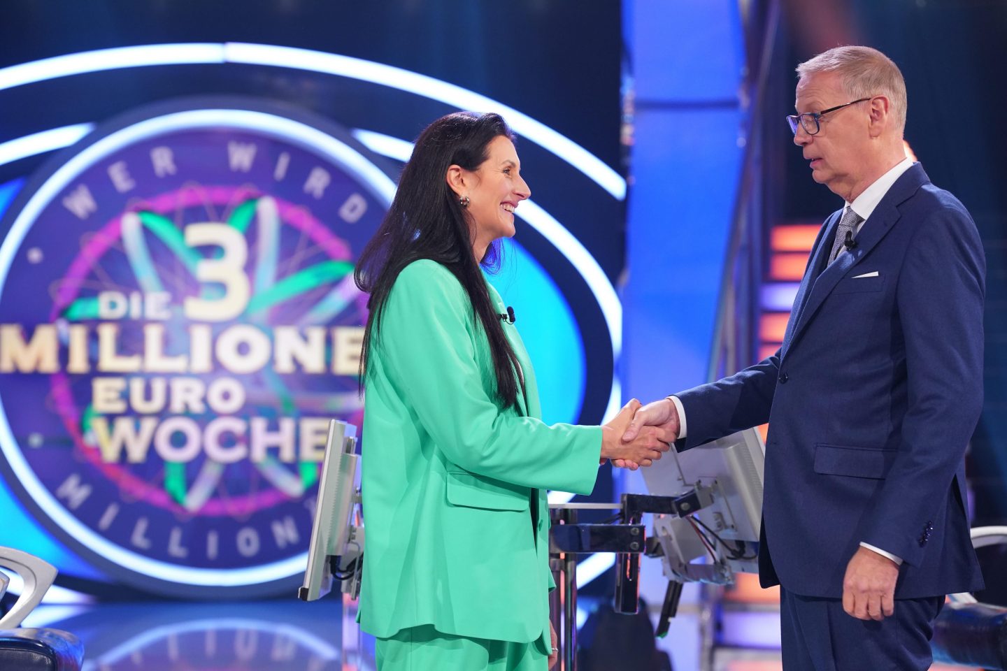Jeanette Eckert und Günther Jauch