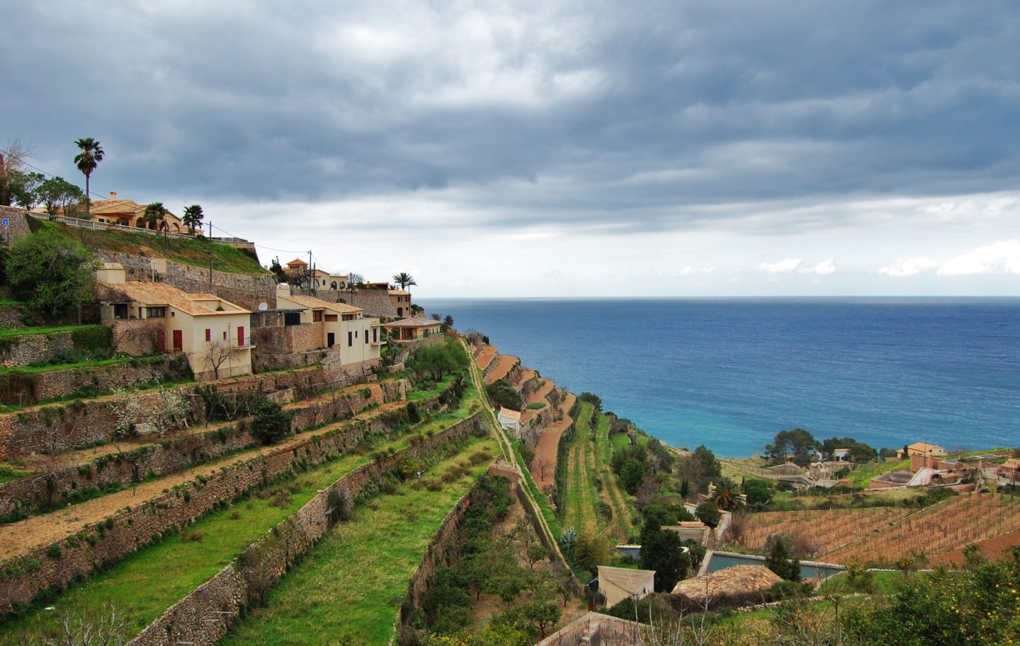 Blick auf die Die Serra de Tramuntana