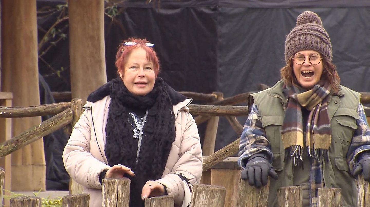 Da steppt der Bär: Barbara Schöneberger sorgt im Krefelder Zoo für Furore